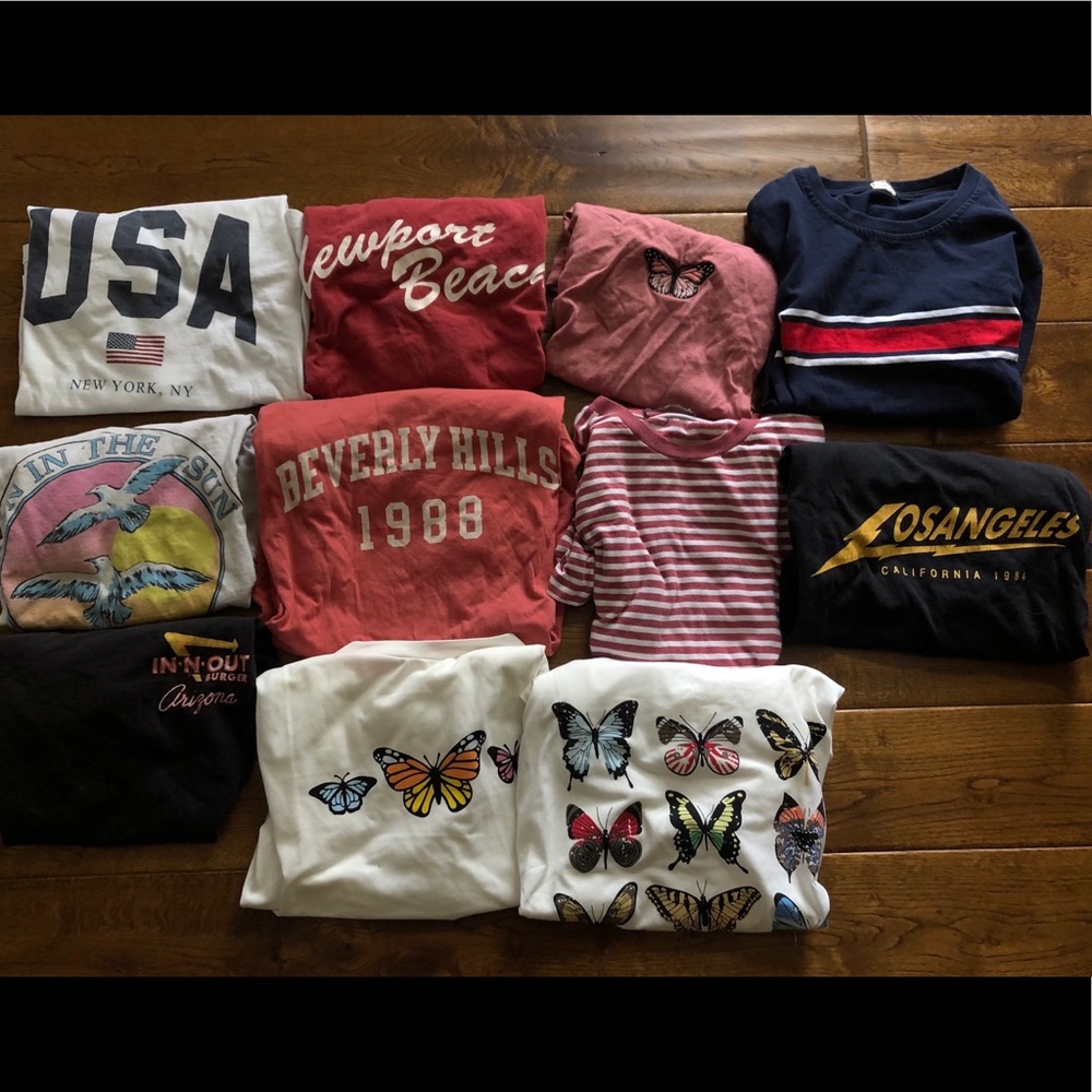 brandy short sleeve shirts!